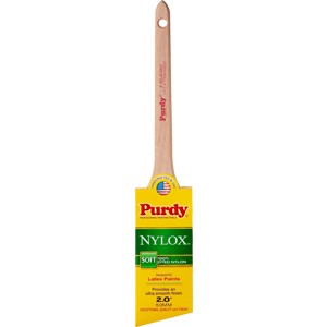 Purdy 144080220 2" 100% Dyed Nylon Soft Nylox Dale Angular Paint Brush