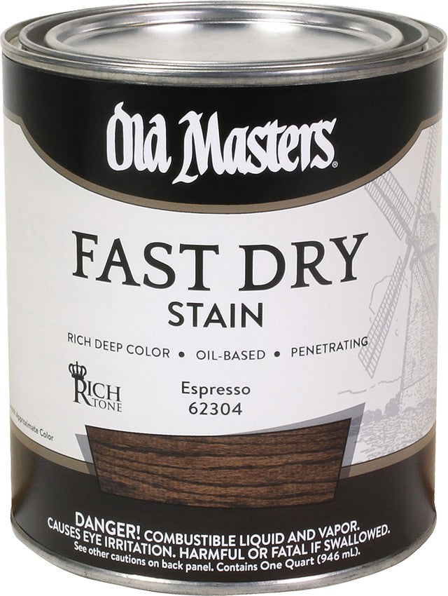 Old Masters 62304 qt Rich Tone Fast Dry Stain Espresso
