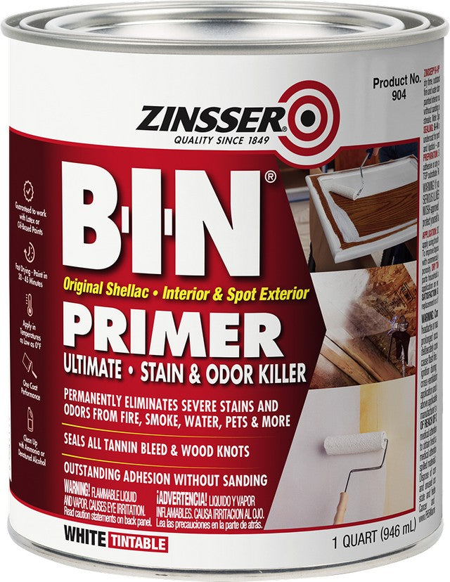 Zinsser 00904 Qt B-I-N Primer Sealer