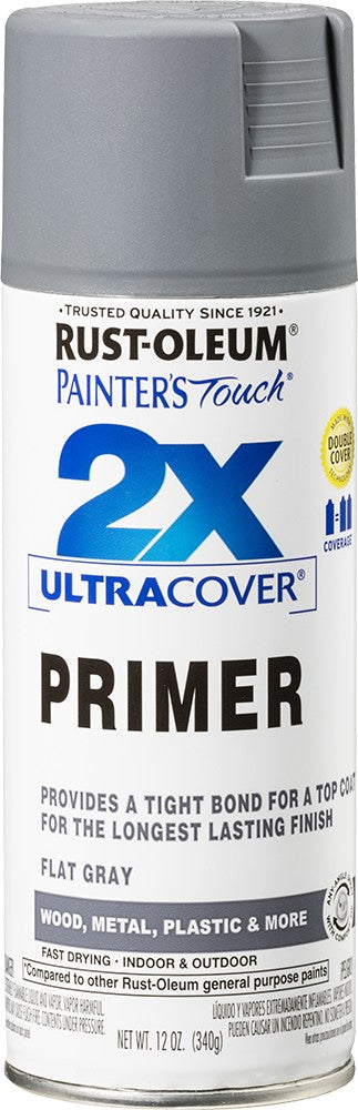 Rust-Oleum 334017 12oz Flat Gray Primer