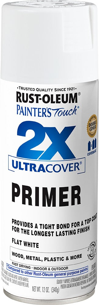 Rust-Oleum 334019 12oz White Primer 2X U