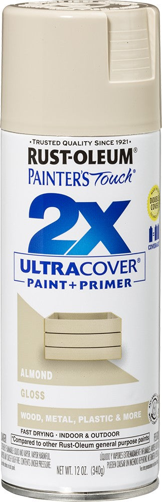 Rust-Oleum 334023 12oz Gloss Almond 2X U