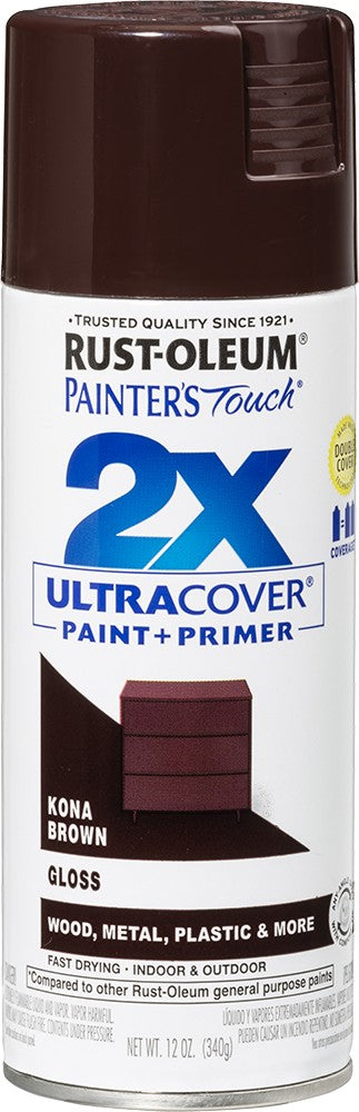 Rust-Oleum 334038 12oz Gloss Kona Brown