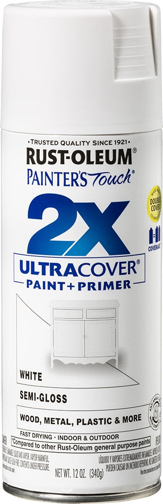 Rust-Oleum 334098 12oz Semi-Gloss White