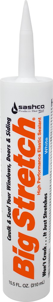 Sashco 10016 10.5 oz. White Big Stretch
