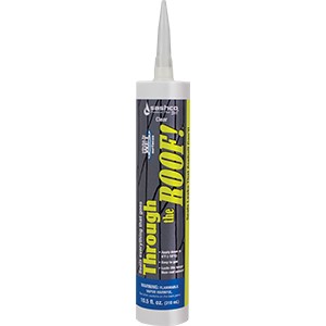 Sashco 14010 10.5oz Through The Roof Clear Caulk