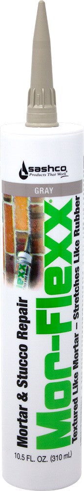Sashco 15020 10.5 oz. Gray Mor Flexx Mortar & Stucco Repair Sealant