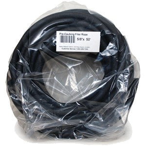 Sashco 30623 5/8" x 50' Coil Pre-Caulking Backer Rod