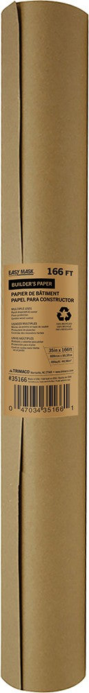 Trimaco 35166/20 C166 35" x 166' Brown Builders Paper