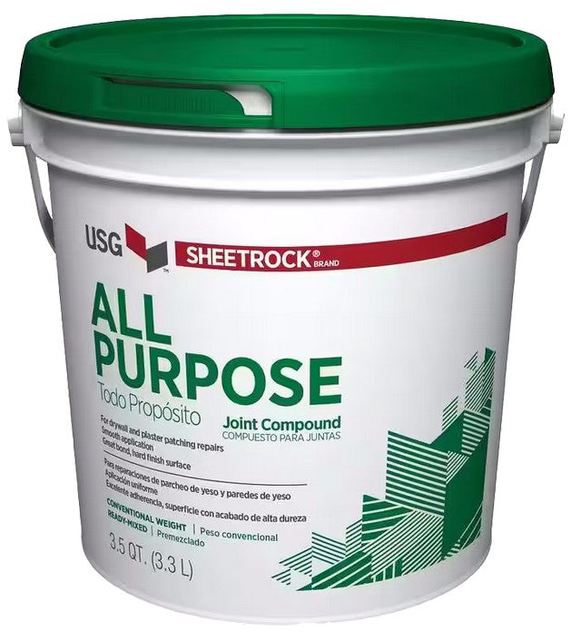 USG 385140004 3.5Qt All Purpose Joint Compound Green Lid