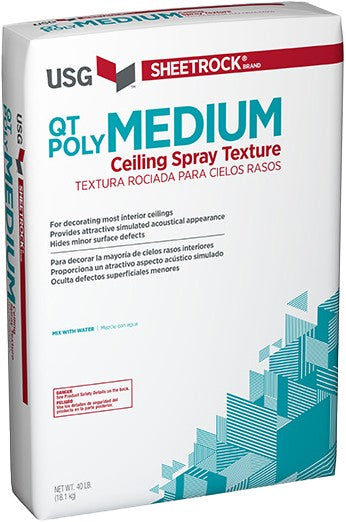 USG 540795060 40Lb Bag Qt Medium Imperial Ceiling Texture Powder