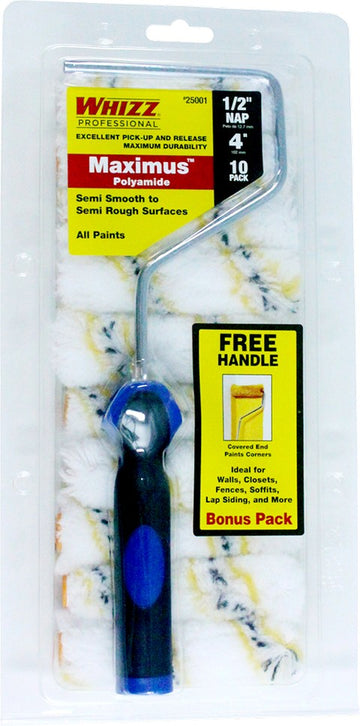 Whizz 25001 4" Premium Gold Stripe 1/2" (10Pk W/Frame)
