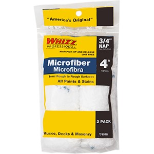 Whizz 74018 4"  3/4 Nap Xtrasorb Microfiber Blue Stripe
