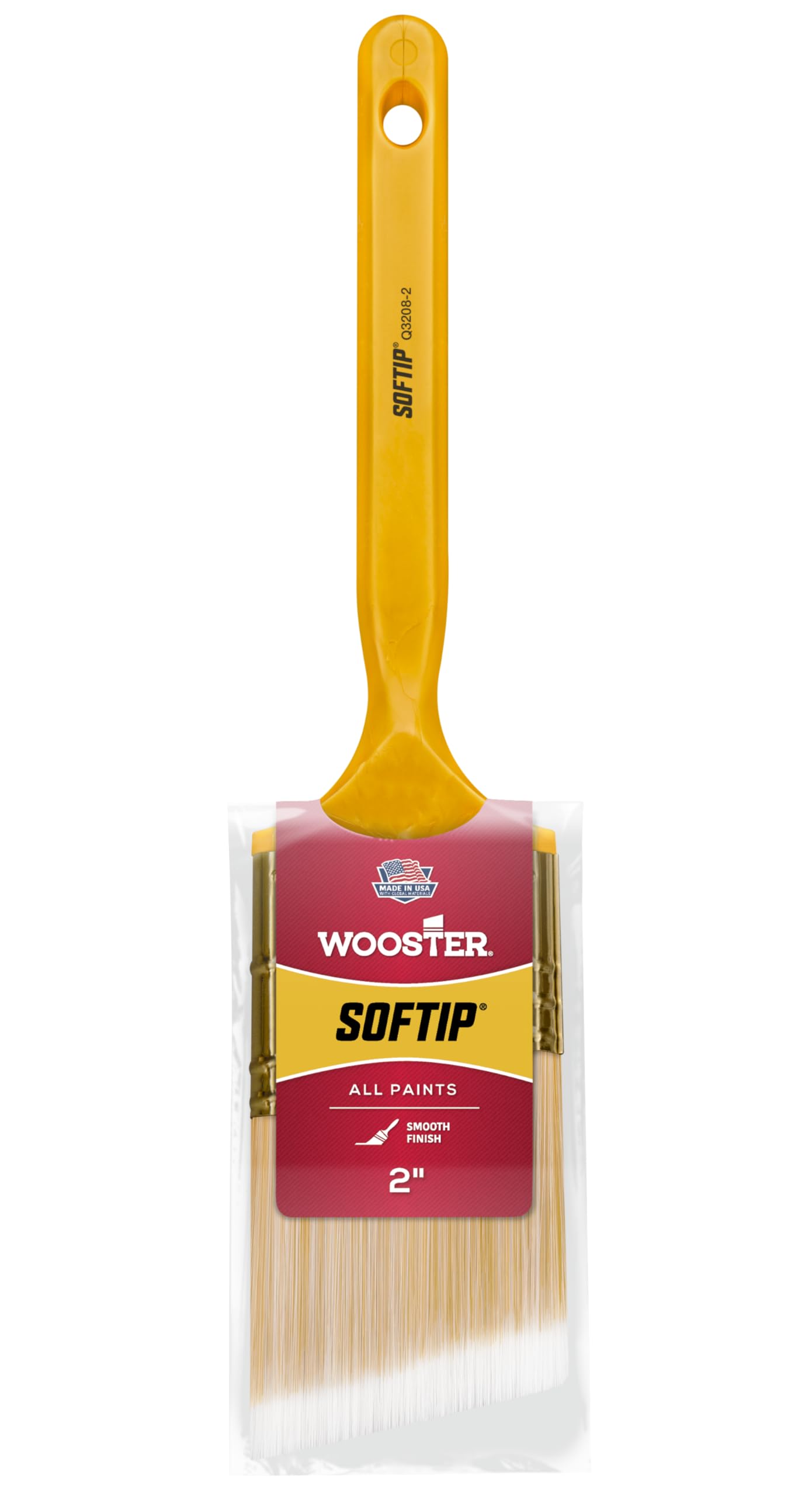 Wooster Q3208 2-1/2" Softip Nylon Angle Sash Paint Brush