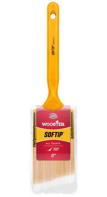 Wooster Q3208 2-1/2" Softip Nylon Angle Sash Paint Brush