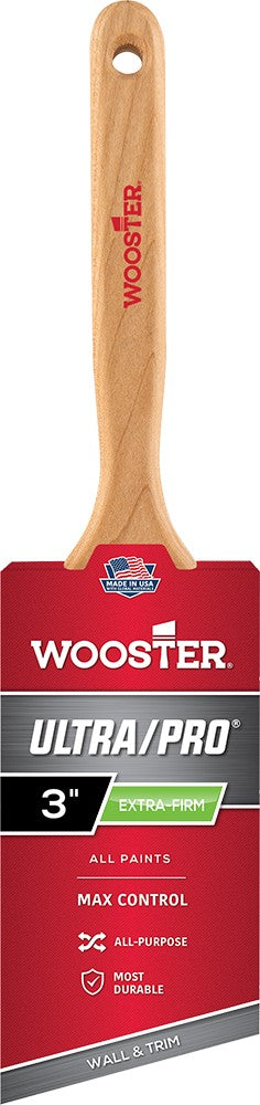 Wooster 4153 3" Ultra/Pro Extra Firm Ang Paint Brush
