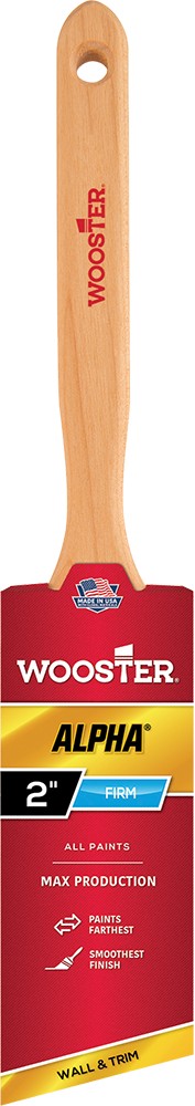 Wooster 4231 2" Alpha Firm Angle Sash Paint Brush