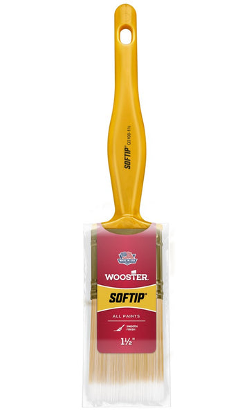 Wooster Q3108 1-1/2" Softip Nylon Flat Wall/Trim Paint Brush