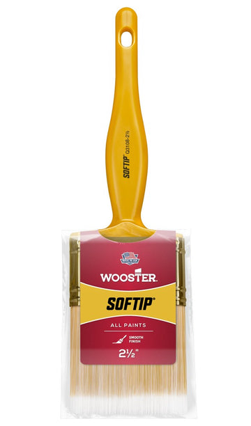 Wooster Q3108 2-1/2" Softip Nylon Flat Wall/Trim Paint Brush