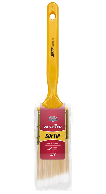 Wooster Q3208 1-1/2" Softip Nylon Angle Paint Brush
