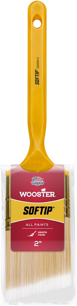 Wooster Q3208 2" Softip Nylon Angle Sash Paint Brush