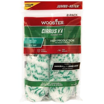 Wooster RR334 4-1/2" x 3/4" Cirrus X Closed End Jumbo-Koter Roller Cover