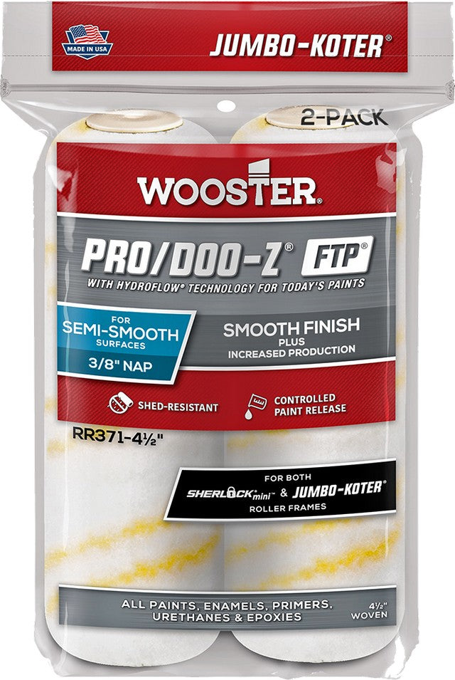 Wooster RR371 4-1/2" x 3/8" Nap Jumbo-Ko