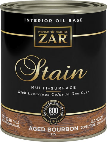 Zar 11512 Qt Aged Bourbon 115 Wood Stain
