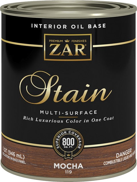 Zar 11912 Qt Mocha 119 Wood Stain