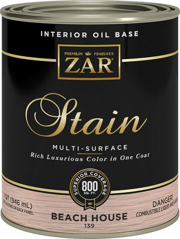 Zar 13912 Qt Beach House 139 Wood Stain