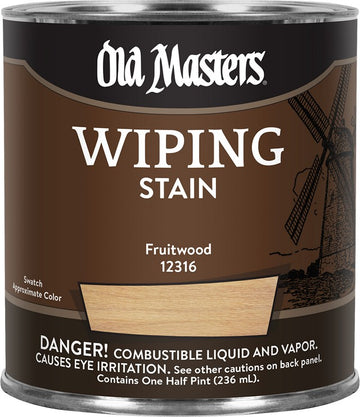 Old Masters 12316 1/2pt Fruitwood Wiping