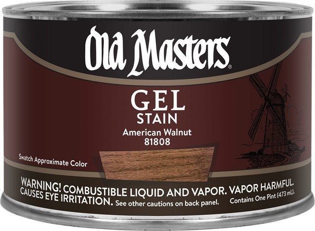 Old Masters 81808 pt American Walnut Gel Stain