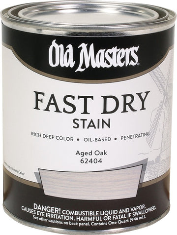 Old Masters 62404 qt Aged Oak Fast Dry Wood Stain