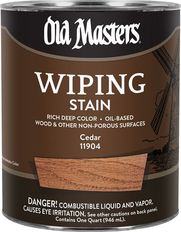 Old Masters 11904 qt Cedar Wiping Stain
