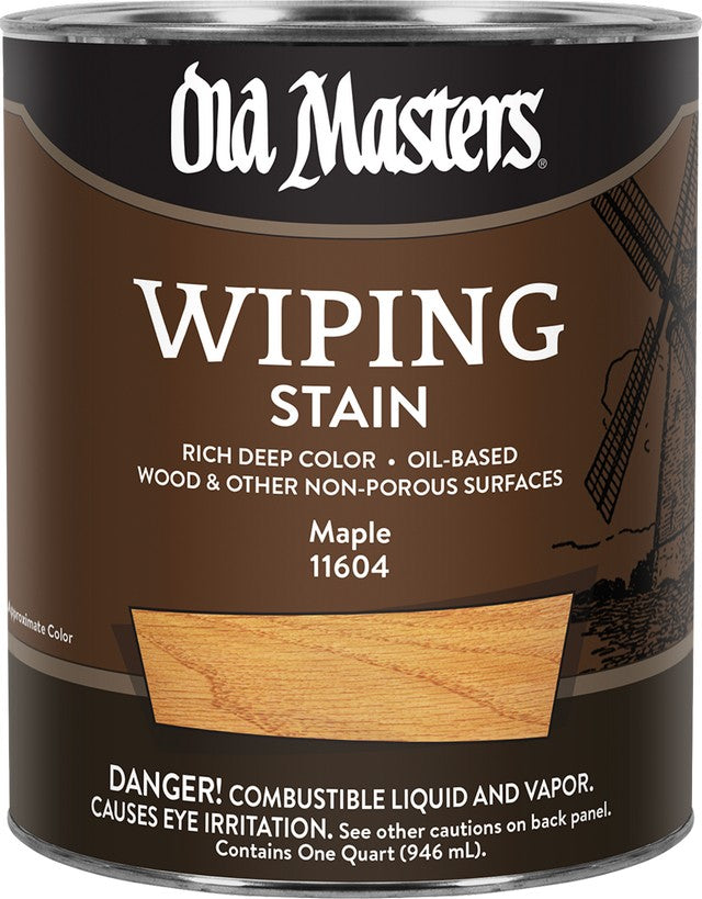 Old Masters 11604 qt Maple Wiping Stain
