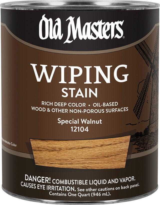 Old Masters 12104 qt Special Walnut Wiping Stain