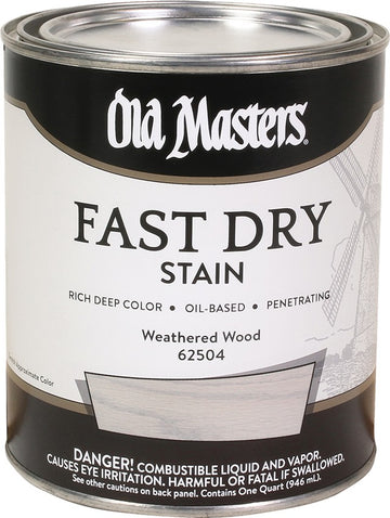 Old Masters 62504 qt Weathered Wood Fast Dry Stain